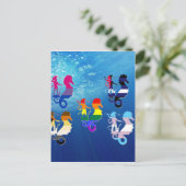 Carte Postale GLBT Pride School of Seahorses (Debout devant)