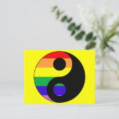 Carte Postale GLBT YinYang (Debout devant)