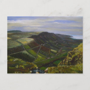 Carte Postale Glenariff, Glens of Antrim Oil Painting - J Casey
