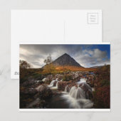 Carte Postale Glencoe, Buchaille Etive Mor, Écosse (Devant / Derrière)