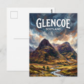 Carte Postale Glencoe Écosse (Devant / Derrière)