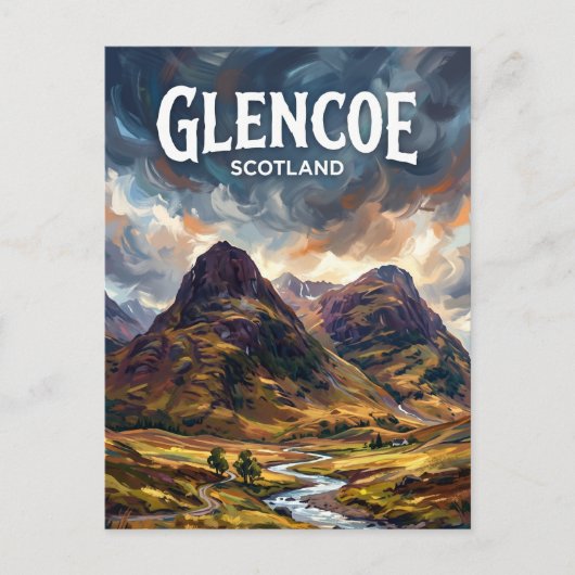 Carte Postale Glencoe Écosse (Devant)