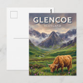 Carte Postale Glencoe Écosse (Devant / Derrière)