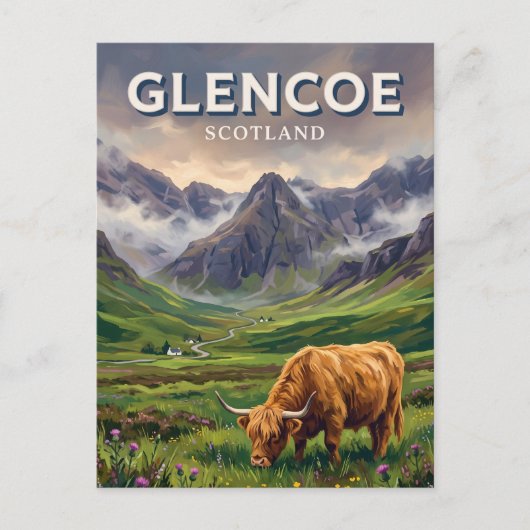Carte Postale Glencoe Écosse (Devant)