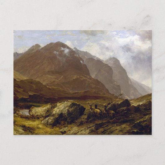 Carte Postale Glencoe par Horatio McCulloch (Devant)