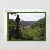 Carte Postale Glendalough (Croix celtique) (Devant / Derrière)