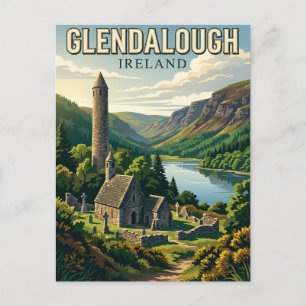 Carte Postale Glendalough Irlande