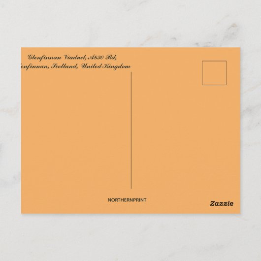 Carte Postale Glenfinnan Viaduc A830 Rd Glenfinnan Écosse (Dos)