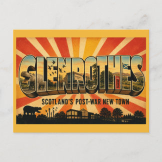 Carte Postale Glenrothes Écosse Nouvelle Ville d'Après-Guerre Ar