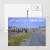 Carte Postale Glenwood Canyon (Devant / Derrière)