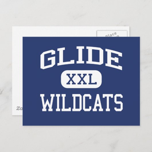 Carte Postale Glide - Wildcats - Lycée - Glide Oregon (Devant / Derrière)