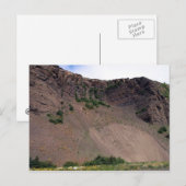 Carte postale Glissement de terrain 1 (Devant / Derrière)