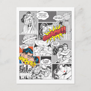 Carte Postale Glissières comiques d'amour