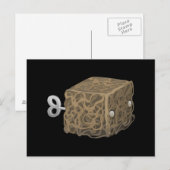 Carte Postale Glitch dustbunny cuimal (Devant / Derrière)