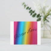 Carte Postale Glitter Leo's (Debout devant)