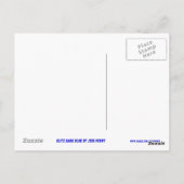 Carte postale Glitz Dark Blue 'STAR' (Dos)