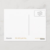 Carte postale Glitz "Gold" (Dos)