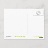 Carte postale Glitz Lime dollar '$' (Dos)