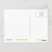 Carte postale Glitz Lime 'OMG ! ' (Dos)