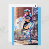 Carte Postale Glitz, Qitz et Glamor Ken Gage Art (Devant / Derrière)