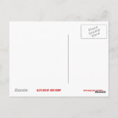 Carte postale Glitz Red 'BFF' (Dos)