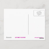 Carte postale Glitz Rose 'OMG ! ' (Dos)