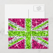 Carte postale Glitz UK Lime (Devant / Derrière)