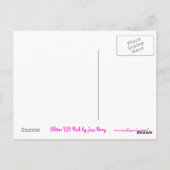 Carte postale Glitz UK Pink (Dos)