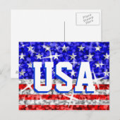 Carte postale Glitz USA 'USA' (Devant / Derrière)