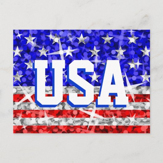 Carte postale Glitz USA 'USA' (Devant)