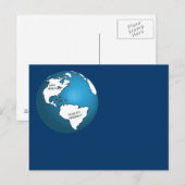 Carte Postale Globe (Devant / Derrière)