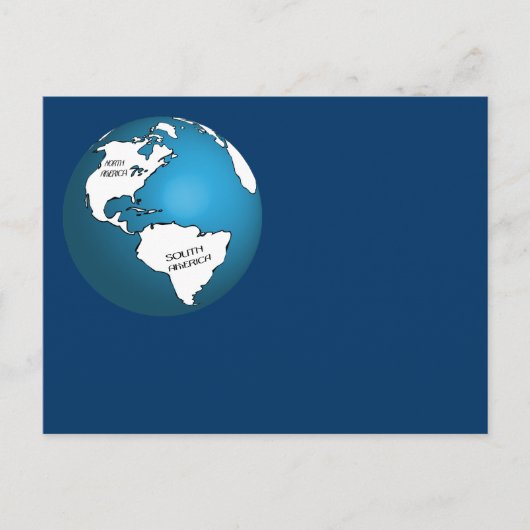 Carte Postale Globe (Devant)