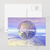 Carte Postale Globe 3D 13 (Devant / Derrière)