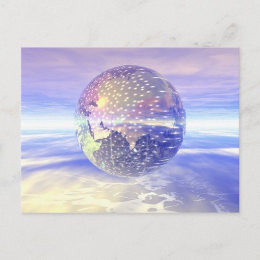 Carte Postale Globe 3D 13 (Devant)