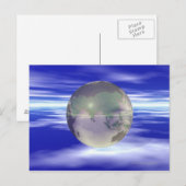 Carte Postale Globe 3D 3 (Devant / Derrière)