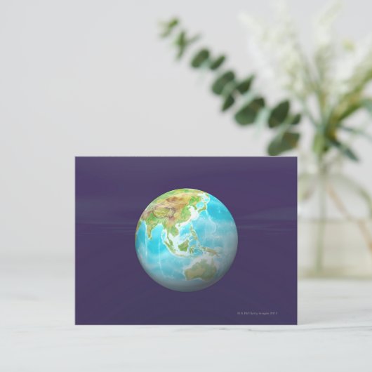 Carte Postale Globe 3D 6 (Debout devant)