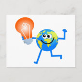 Carte Postale Globe à bulles (Devant)