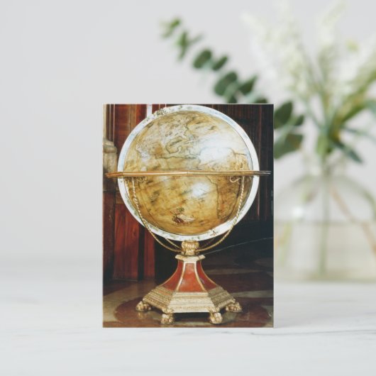 Carte Postale globe terrestre, 1688 (Debout devant)