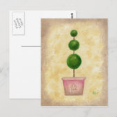 Carte postale Globe Topiary (Devant / Derrière)