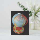 Carte Postale Globe tournant (Debout devant)