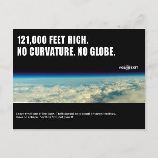 Carte Postale #GLOBEXIT CKMT CARD (Collection Flat Earth 2017)