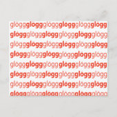 Carte Postale Glogg Glogg Funny Swedish (Devant)