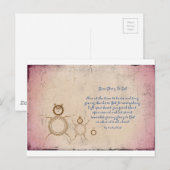 Carte Postale Gloire à Dieu Poème de Kathy Clark (Devant / Derrière)