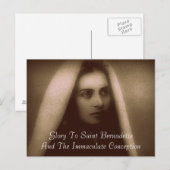 Carte Postale Gloire à Saint Bernadette (Devant / Derrière)