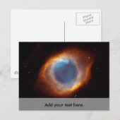 Carte Postale Gloire d'Iridescente à proximité Helix Nebula (Devant / Derrière)