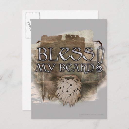 Carte Postale Glonge - Bénir ma barbe (Devant / Derrière)