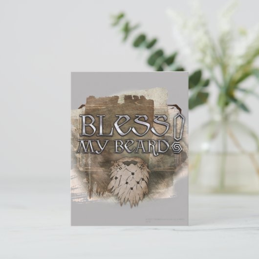 Carte Postale Glonge - Bénir ma barbe (Debout devant)