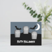 Carte postale Gloomy Graveyard Halloween (Debout devant)