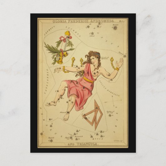 Carte Postale Gloria Frederici, Andromeda et Triangula (Devant)