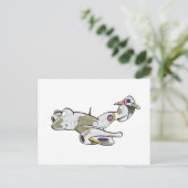 Carte Postale gloster meteor (Debout devant)